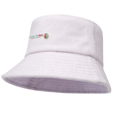 Logo trade business gifts image of: Melo GRS recycled terry sun hat