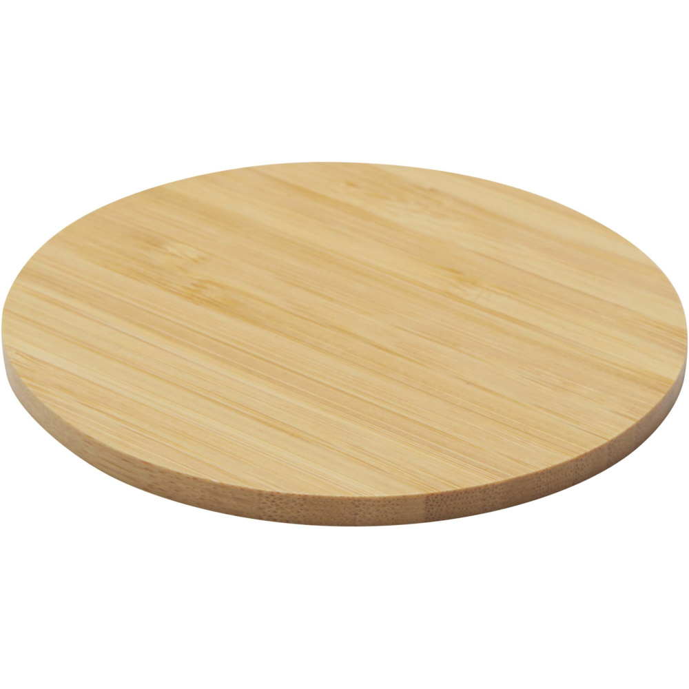Logo trade promotional merchandise picture of: Cha bamboo coaster