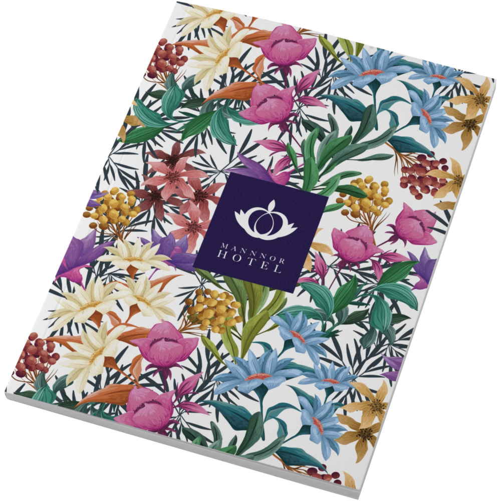 Logotrade promotional item image of: Novella Austen A5 soft cover notebook - 50 sheets