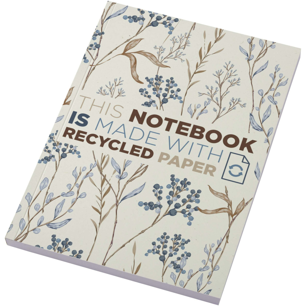 Logotrade promotional giveaways photo of: Novella Austen A5 recycled soft cover notebook - 100 sheets
