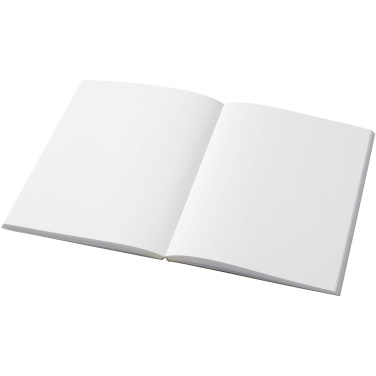 Logotrade promotional item picture of: Novella Austen A5 recycled soft cover kraft notebook - 100 sheets