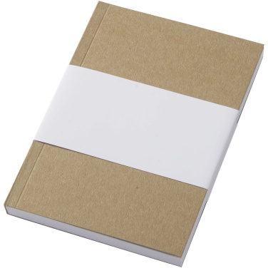 Logotrade promotional merchandise image of: Novella Austen A6 recycled soft cover kraft notebook - 100 sheets