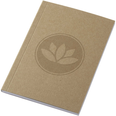 Logotrade advertising products photo of: Novella Austen A6 recycled soft cover kraft notebook - 50 sheets