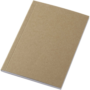 Logotrade business gift image of: Novella Austen A6 recycled soft cover kraft notebook - 50 sheets
