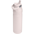 Stanley IceFlow™ 2.0 1.06 litre water bottle with flip straw, Light pink
