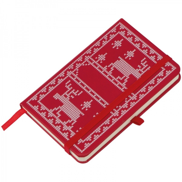 Logo trade promotional items picture of: A6 Notebook with Christmas design