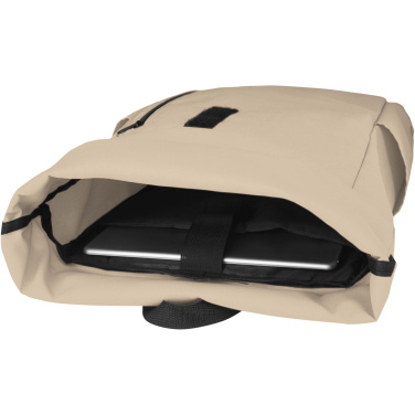 Logo trade advertising product photo of: Byron 15.6" GRS RPET roll-top backpack 18L