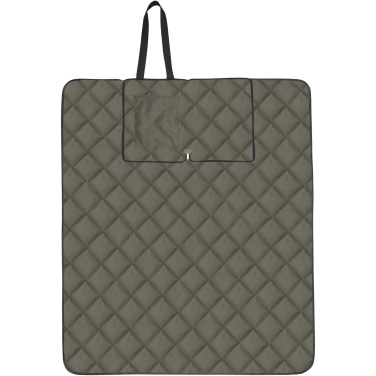 Logo trade promotional gifts image of: Clary GRS recycled polyester picnic blanket