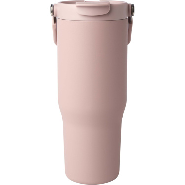 Logotrade corporate gift picture of: Bronx 900 ml RCS recycled stainless steel copper vacuum insulated tumbler with dual function lid