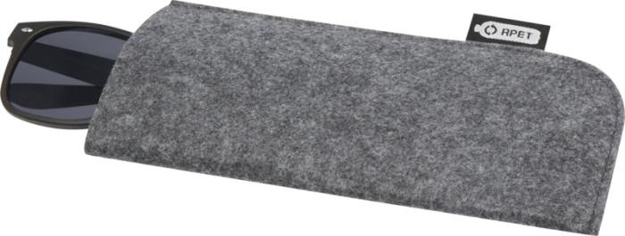 Logo trade promotional items image of: Felta GRS recycled pouch for glasses