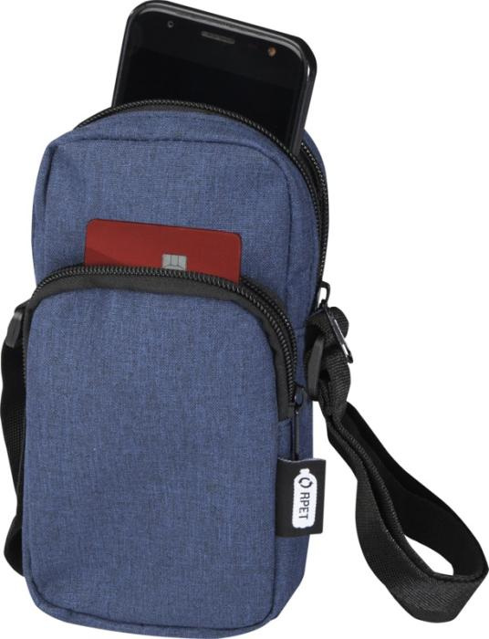 Logotrade promotional gift picture of: Ross GRS recycled phone pouch