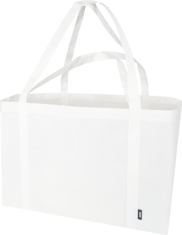 Logotrade promotional product picture of: Jumbo GRS recycled non-woven extra large tote bag 65L
