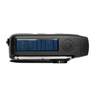 Logo trade promotional giveaways image of: RescueWave RCS recycled plastic emergency radio