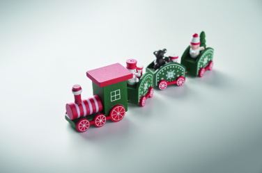 Logo trade promotional item photo of: Wooden Christmas train