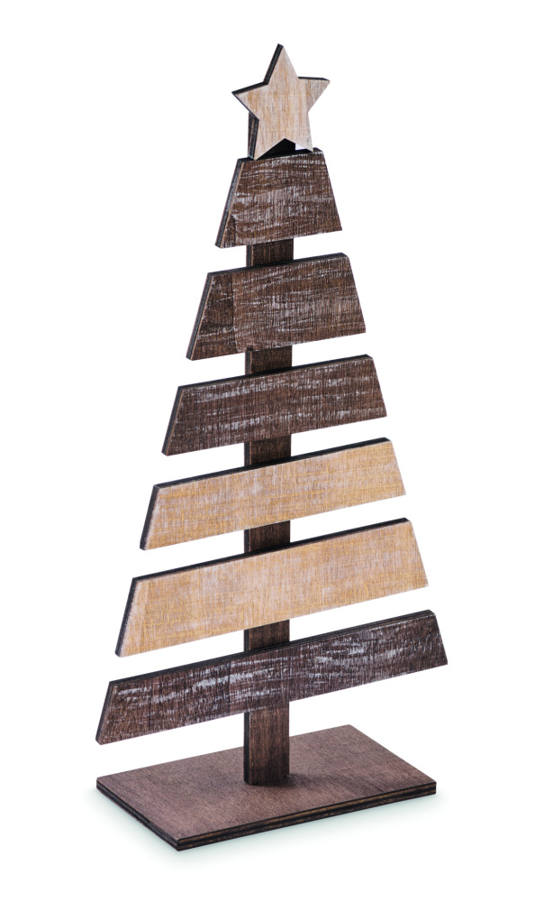 Logo trade advertising products image of: Wooden Christmas tree