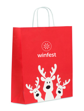 Logo trade corporate gifts image of: Gift paper bag large