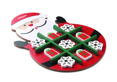 Logo trade promotional item photo of: Christmas wooden tic tac toe