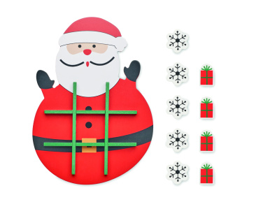 Logotrade promotional giveaway image of: Christmas wooden tic tac toe