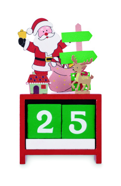 Logo trade advertising products image of: Christmas countdown calendar