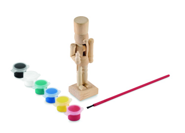 Logo trade promotional merchandise image of: Nutcracker painting set