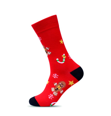 Logotrade promotional item picture of: Pair of Christmas socks M