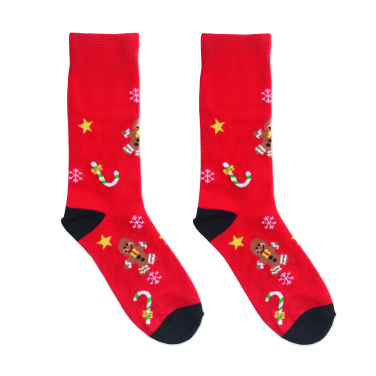 Logotrade advertising products photo of: Pair of Christmas socks M
