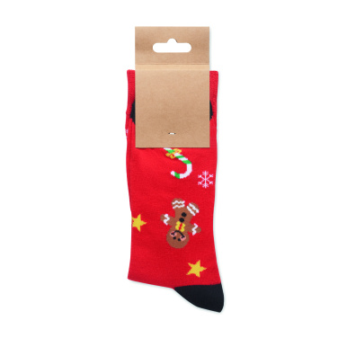 Logo trade promotional product photo of: Pair of Christmas socks M
