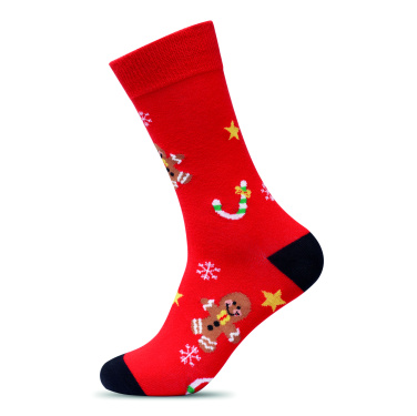 Logotrade promotional giveaways photo of: Pair of Christmas socks L