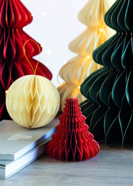 Logo trade advertising product photo of: Christmas paper tree hanger