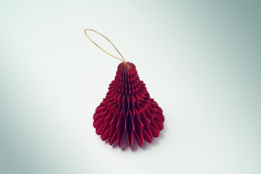Logo trade promotional products image of: Christmas paper tree hanger