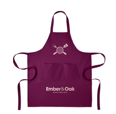 Logo trade promotional products image of: Organic cotton apron 240 gr/m²