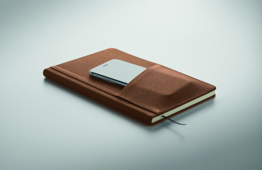 Logo trade corporate gifts picture of: A5 notebook PU front pocket