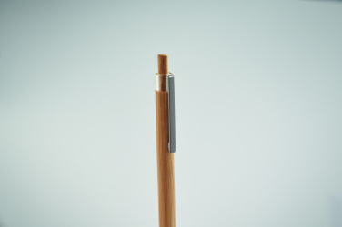 Logotrade corporate gift picture of: Push button bamboo pen