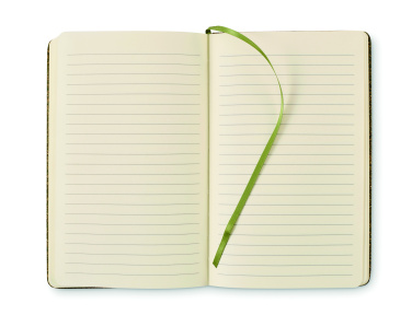 Logo trade promotional merchandise image of: A5 notebook with hard cover