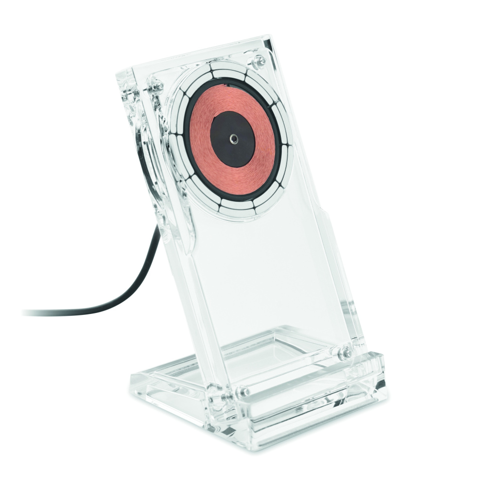 Logotrade advertising product picture of: Acrylic wireless charger 15W