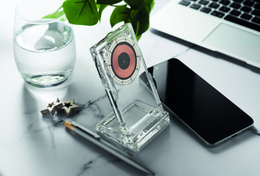 Logotrade promotional item image of: Acrylic wireless charger 15W