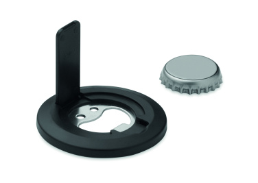 Logo trade promotional items image of: Phone holder and bottle opener