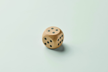 Logotrade corporate gift image of: Schima wooden dice 3cm dia