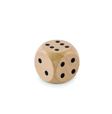 Logotrade promotional giveaways photo of: Schima wooden dice 3cm dia