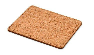 Logo trade promotional giveaways image of: Cork cardholder with RFID