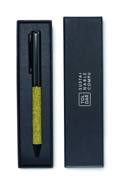 Logo trade promotional giveaway photo of: Twist metal ballpen in box