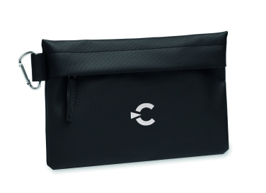 Logo trade promotional merchandise image of: Organizer pouch in 600D RPET