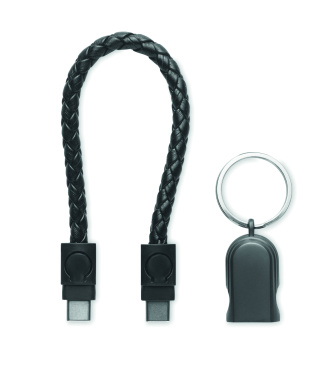 Logo trade advertising product photo of: Key ring loop cable type-C