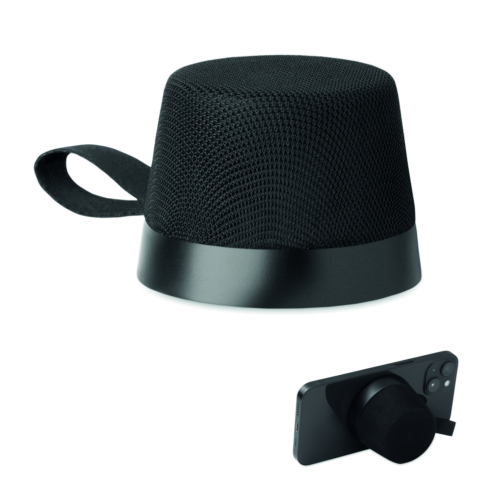 Logo trade promotional merchandise picture of: 3W wireless speaker with stand
