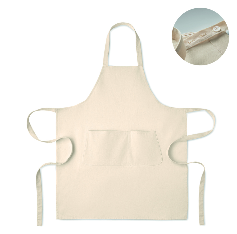 Logo trade promotional items image of: Organic cotton apron 240 gr/m²