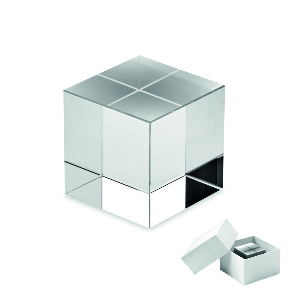 Logo trade promotional product photo of: Glass cube award