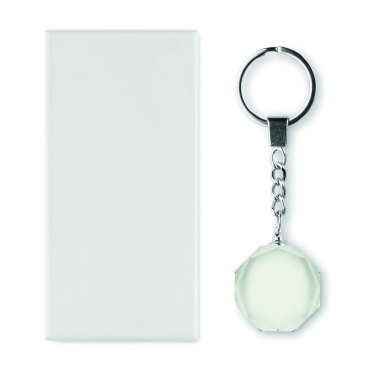 Logo trade promotional products picture of: Glass round award key ring