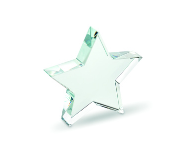 Logo trade business gift photo of: Glass star award