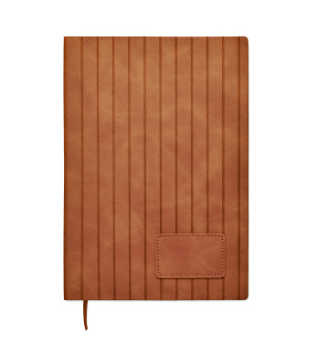 Logo trade corporate gifts picture of: A5 notebook in smokey PU
