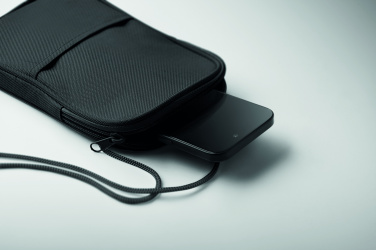 Logo trade corporate gifts picture of: RPET cross body travel pouch